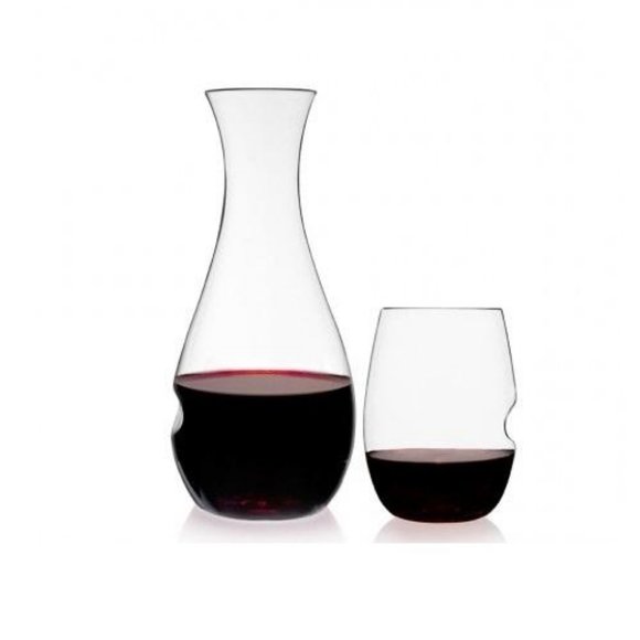 Govino 28oz Travel Wine Carafe Decanter  + Glass Set - NIB - Picture 1 of 8